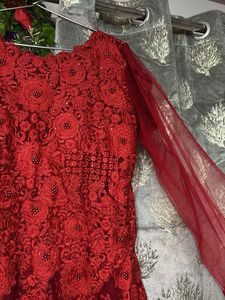 Stunning Red Barbie Gown