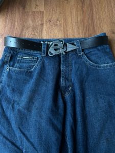 PAIKI Browser Mouse Distressed Metal Belt.