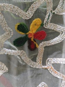 Embroidered Sheer Ethnic Waistcoat