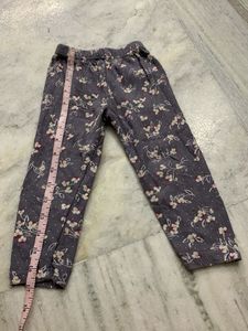 Girls Floral Print Palazzo Pants