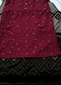 Cute Floral Print Button-Front Dress