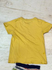 kids tshirt and shorts set