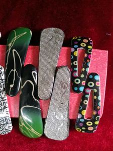 Funky Hair Clip Bundle Pack of 8pairs