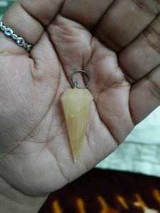 Citrine Gemstone Crystal Pendent For Positivity