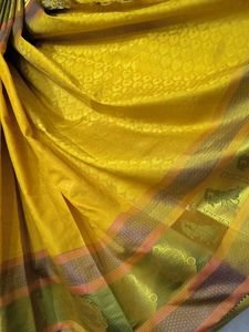Elegant Yellow Saree