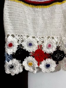 Crochet Flower Tank Top