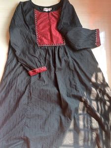 fabindia Elegant Black Kurta with