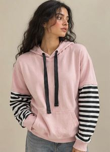 Pink Korean Styled Hoodie