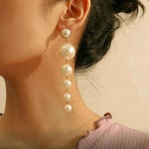 Pearl Tassel Earrings