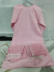 Pretty Pink Kurta Set with Dupatta
