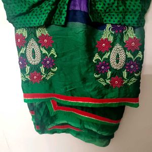 Hot Deal Combo of Exquisite Green Sarees