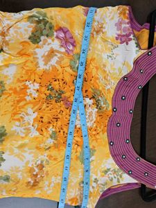 Vibrant Floral Print Kurta