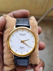 OMAX Crystal Waterproof Watch