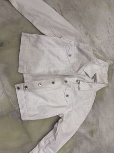 Classic White Denim Jacket