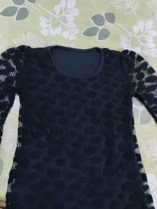 Chic Black Lace Top