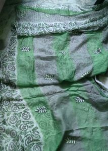 Green Floral kota Saree