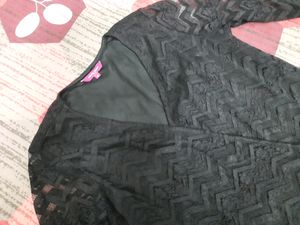 Black Lace Top