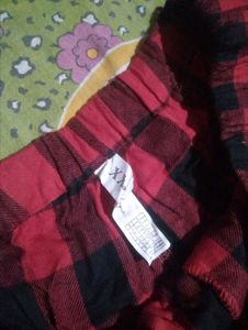 Red &amp; Black Plaid Sleep Shorts