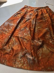 Boho Paisley Print Maxi Skirt