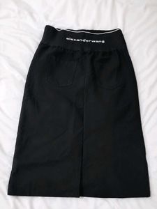 Classic Black Alexander Wang Pencil Skirt