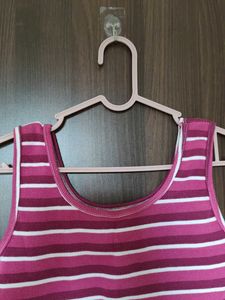 Striped Cropped Tank Top