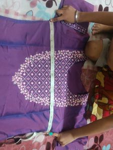 Elegant Purple Embroidered Kurta Set