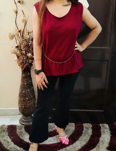 Soft Geogratte Shirt With Inner Attached
