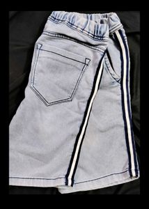 Men's Light Wash Denim Shorts