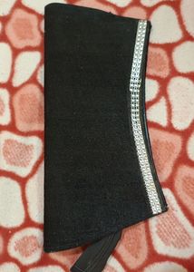 Black Velvet Clutch