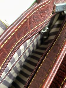 Chic Embossed Leather Handbag
