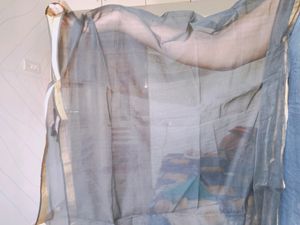 Black Dupatta With Golden Border .Never Used.