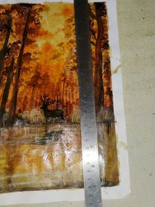 Stunning Forest Deer Painting