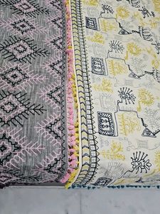 Boho Embroidered Dupatta set of 2