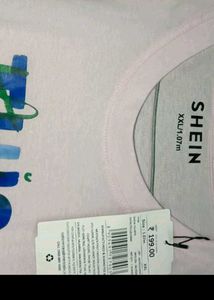 SHEIN Pink Graphic Tee