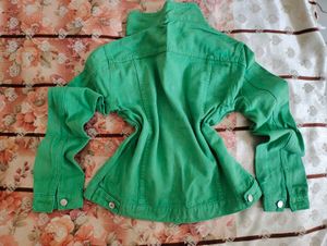 Green Denim Jacket