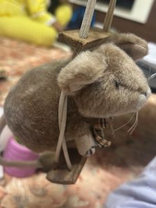 wall hanging mouse , bunny soft toy