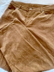Brown Corduroy Flare Pants