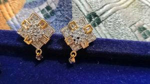 Vintage Square Drop Earrings