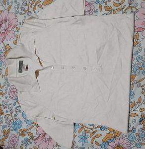 Vintage Cream Polo TShirt