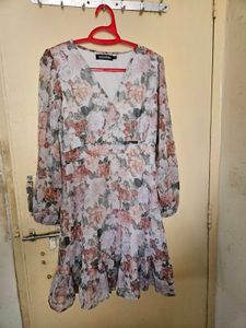 Chic Floral Mini Dress