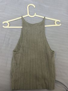 Ribbed Knit Tank Top M size