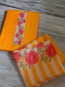 Jam Cotn Suit With Doriya Kota Dupta