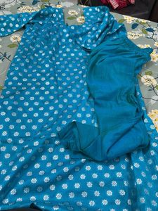Blue Kurta Set with Pants