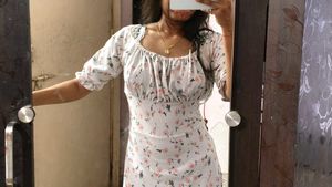 Floral Print Square Neck Dress