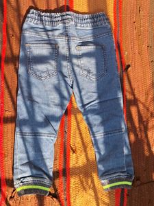 Chalk Denim Joggers
