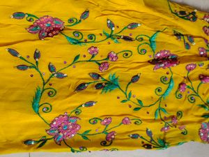 Embroidered Yellow Pant 💛