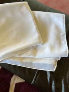 Elegant White Chiffon Dupatta/ Hijab