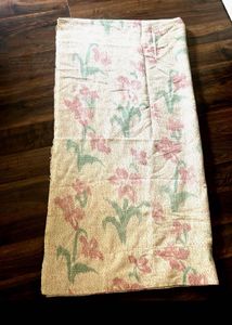 9 Feet Door Vintage Floral CURTAIN, 1 Peice