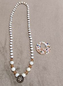 Unique Beaded Statement Necklace