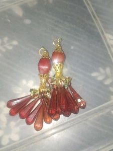 Vintage brown Tassel latkans